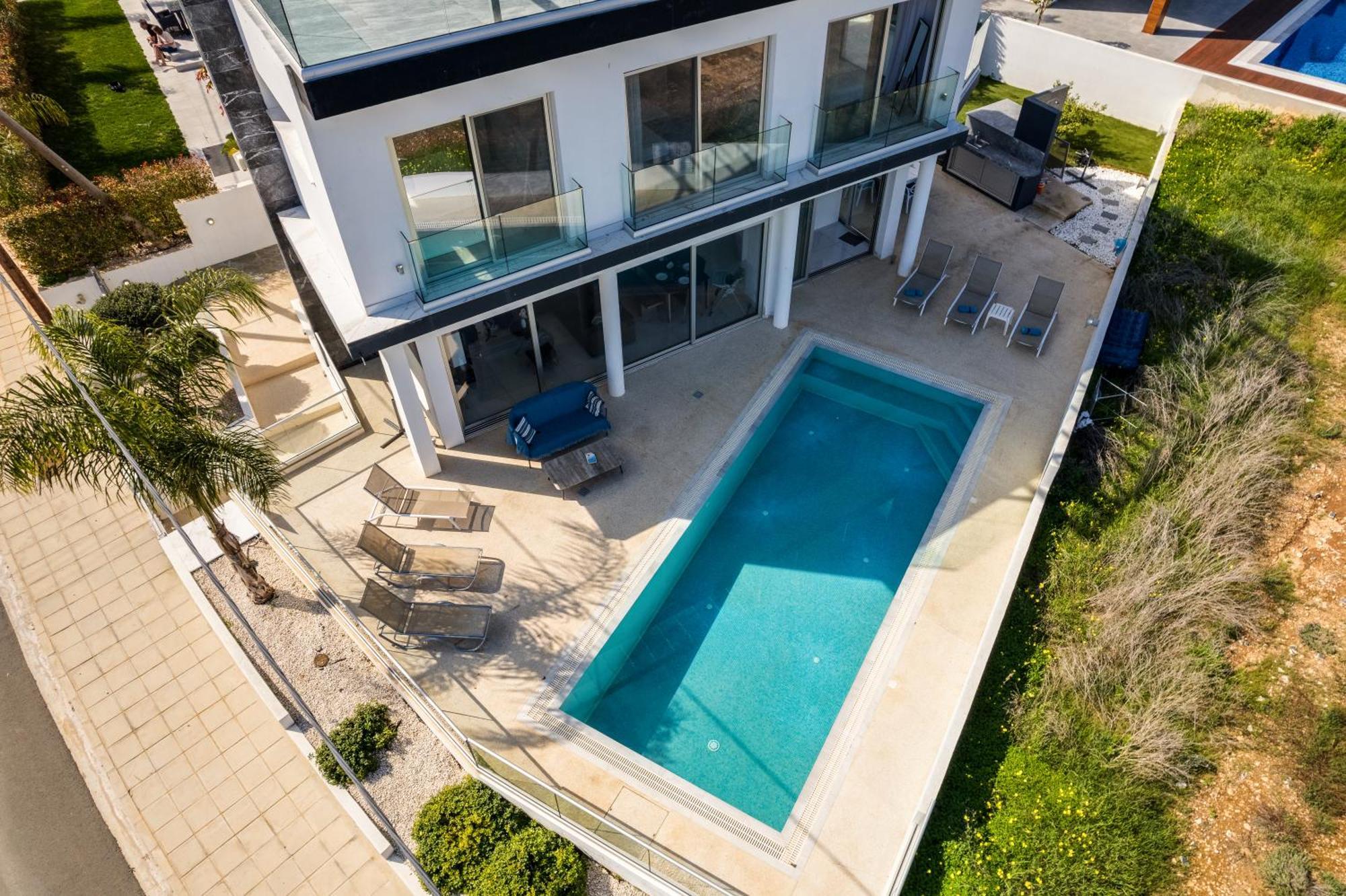 Seaside Luxury Villa Paralímni Extérieur photo