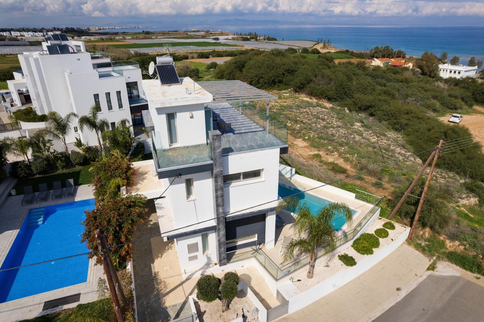 Seaside Luxury Villa Paralímni Extérieur photo