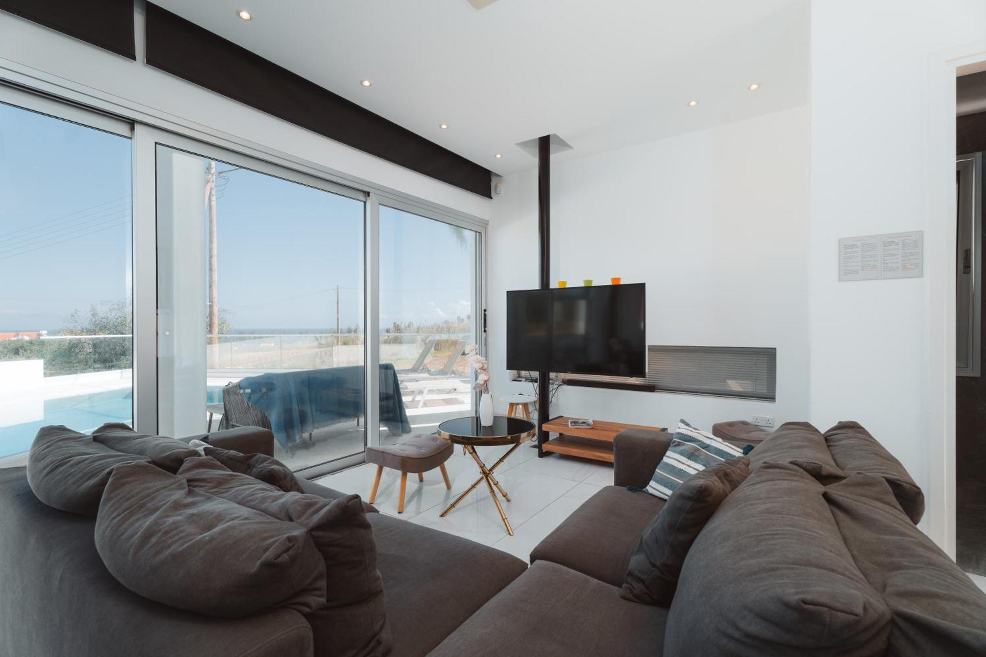 Seaside Luxury Villa Paralímni Extérieur photo